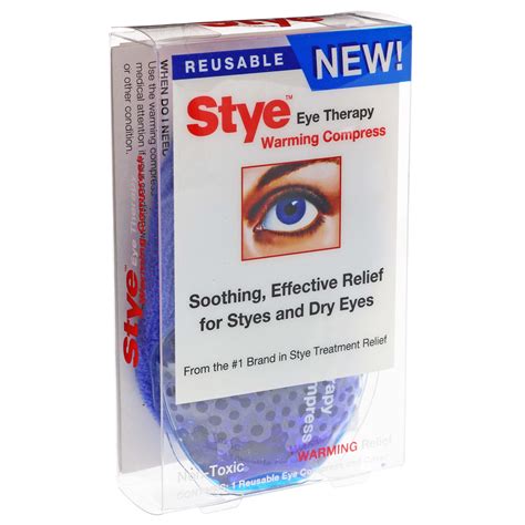 warm eye compress for stye.